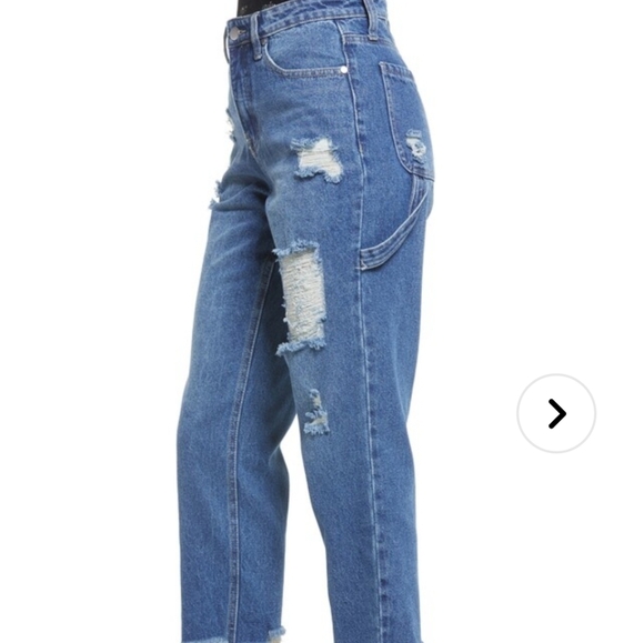 B.P. Distressed Carpenter Jeans.. Size 14W - Picture 2 of 13